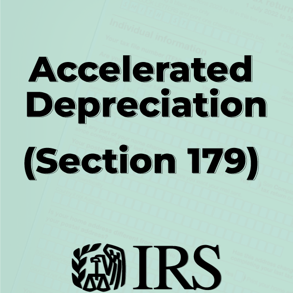 SEC 179 & BONUS DEPRECIATION